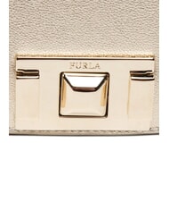 FURLA MIMI" Sac bandoulière convertible couleur platine - Sacs pour Femme - 3