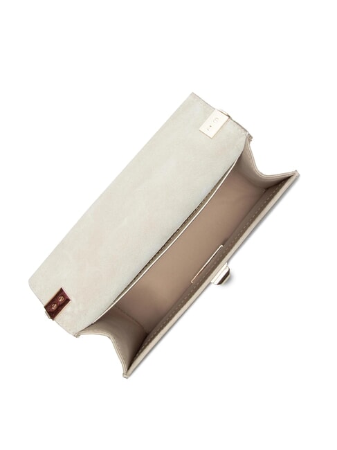 MIMI" Sac bandoulière convertible couleur platine - Sacs pour Femme