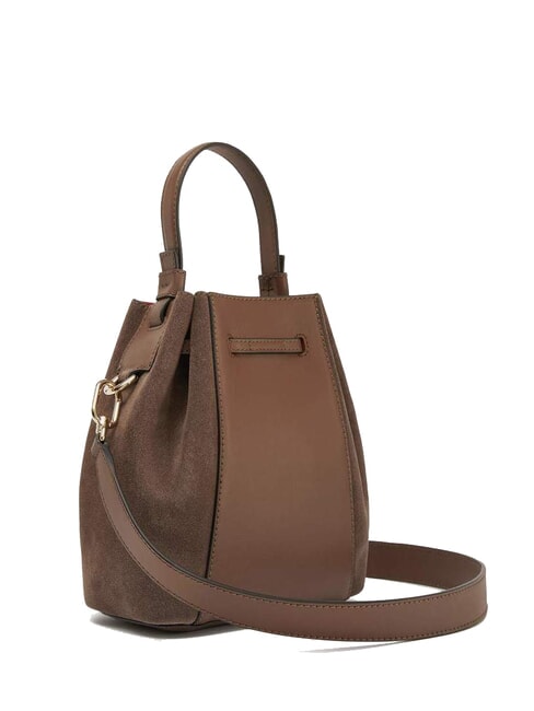 MIASTELLA Mini sac seau en cuir pralines - Sacs pour Femme