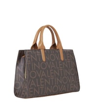 MARIO VALENTINO REGINA RE Sac à main avec logo all-over et bandoulière foncé/naturel - Sacs pour Femme - 3
