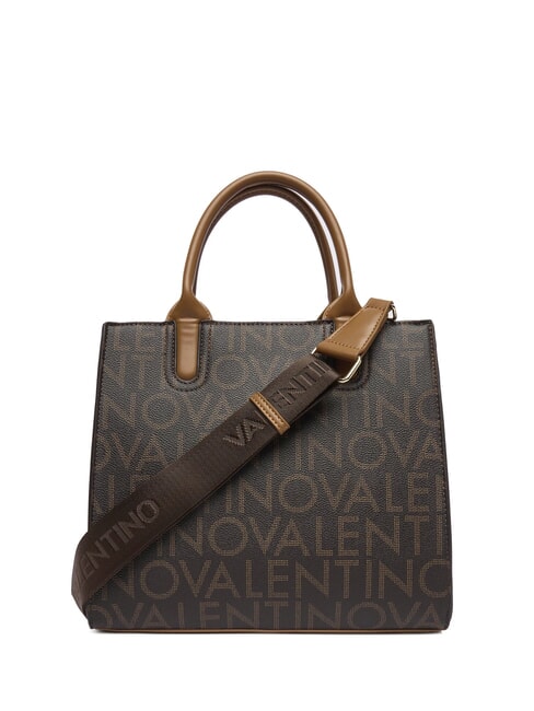 REGINA RE Sac à main avec logo imprimé sur toute la surface foncé/naturel - Sacs pour Femme