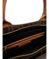 MARIO VALENTINO REGINA RE Sac à main avec logo imprimé sur toute la surface foncé/naturel - Sacs pour Femme - 5