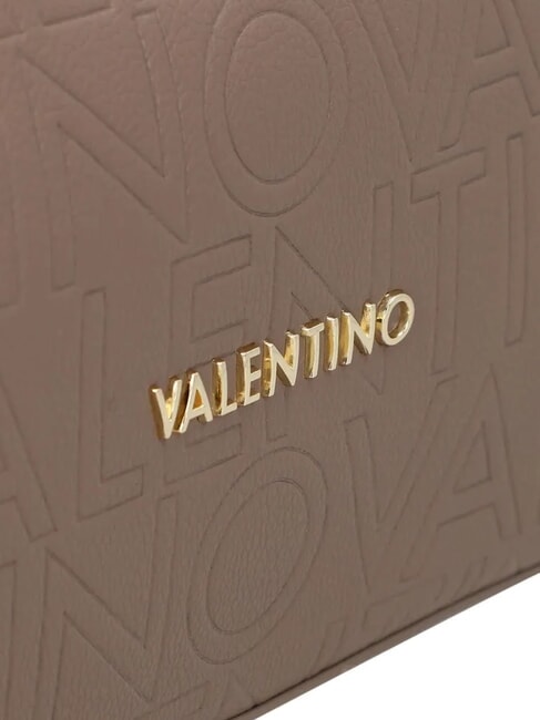 PANSY Sac à main avec deux bandoulières taupe - Sacs pour Femme