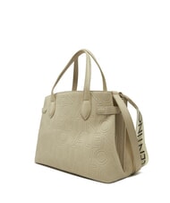 MARIO VALENTINO PANSY Sac à main avec deux bandoulières écru - Sacs pour Femme - 3