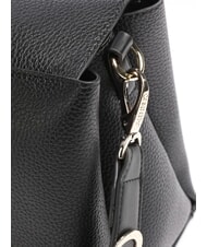 MARIO VALENTINO ALEXIA Sac avec logo en m&eacute;tal sur la bandouli&egrave;re noir - Sacs pour Femme - 3