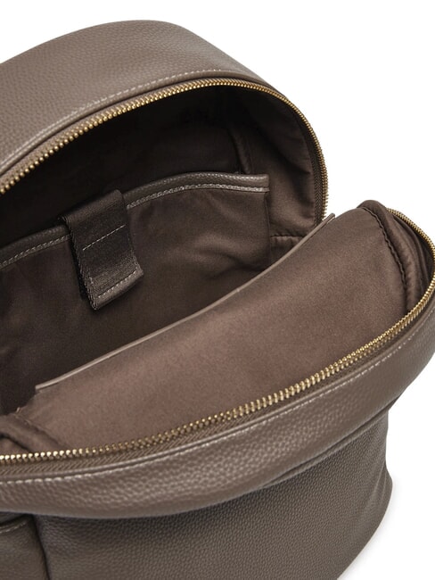 NEVER Sac à dos rond avec poche taupe - Sacs pour Femme