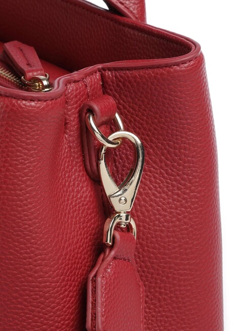 NEVER Sac à main avec bandoulière rouge foncé - Sacs pour Femme