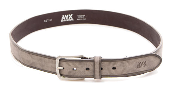 Ceinture AVIREX - Made in Italy grise - Ceintures
