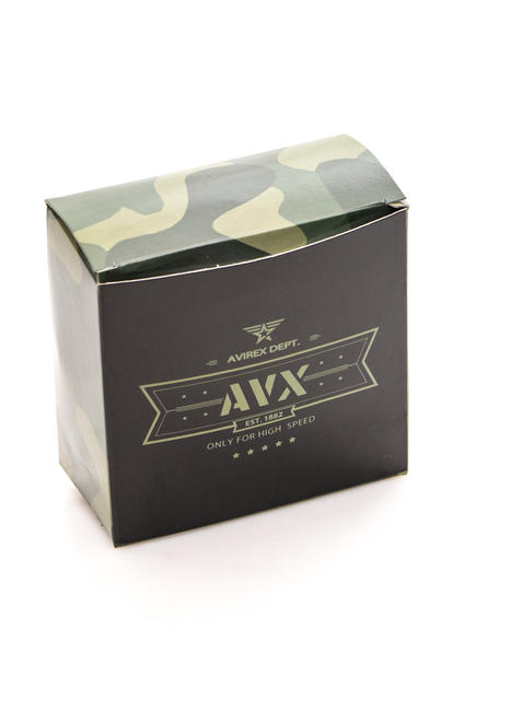 Ceinture AVIREX - Made in Italy grise - Ceintures