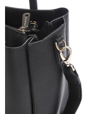 MARIO VALENTINO ALEXIA Sac &agrave; main avec bandouli&egrave;re logot&eacute;e noir - Sacs pour Femme - 3