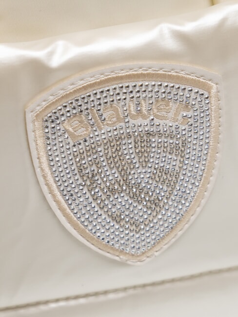 PADDED NYLON Sac fourre-tout moyen avec bandouli&egrave;re blanc - Sacs pour Femme