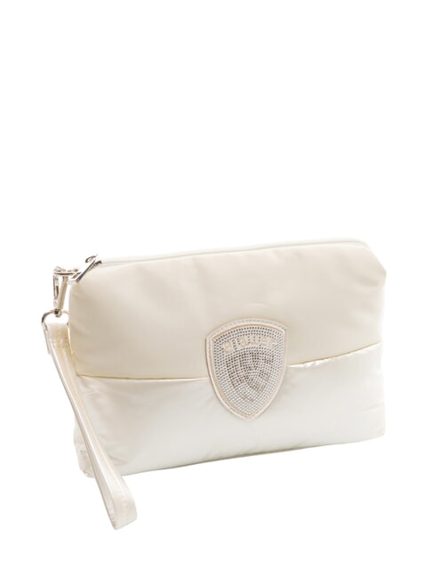 PADDED NYLON Pochette souple avec logo en strass blanc - Sacs pour Femme