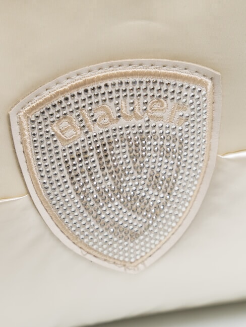 PADDED NYLON Pochette souple avec logo en strass blanc - Sacs pour Femme