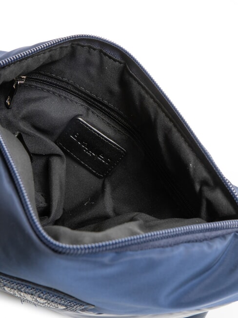 PADDED NYLON Pochette souple avec logo en strass BLEU - Sacs pour Femme