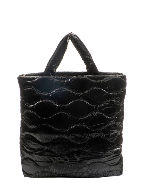 SOFTY Sac shopping matelass&eacute; avec bandouli&egrave;re NOIR - Sacs pour Femme