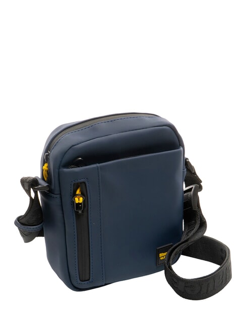 RUBBER Petit sac caoutchouté BLEU - Sacs en Bandoulières pour Homme