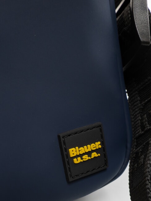 RUBBER Petit sac caoutchouté BLEU - Sacs en Bandoulières pour Homme