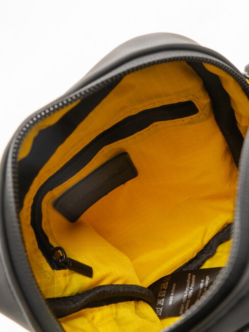 RUBBER Petit sac caoutchouté NOIR - Sacs en Bandoulières pour Homme