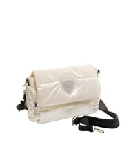 BLAUER PADDED NYLON Sac bandouli&egrave;re moelleux avec logo en strass blanc - Sacs pour Femme - 2