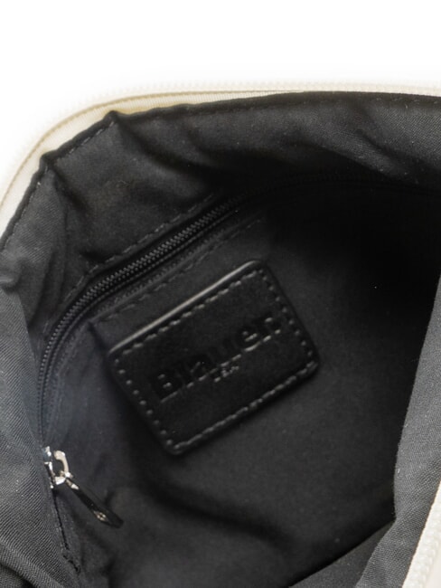 PADDED NYLON Sac bandouli&egrave;re moelleux avec logo en strass blanc - Sacs pour Femme