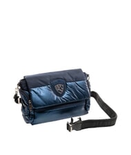 BLAUER PADDED NYLON Sac bandouli&egrave;re moelleux avec logo en strass BLEU - Sacs pour Femme - 2