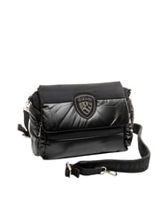 BLAUER PADDED NYLON Sac bandouli&egrave;re moelleux avec logo en strass NOIR - Sacs pour Femme - 2