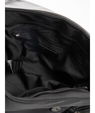 BLAUER PADDED NYLON Sac bandouli&egrave;re moelleux avec logo en strass NOIR - Sacs pour Femme - 5