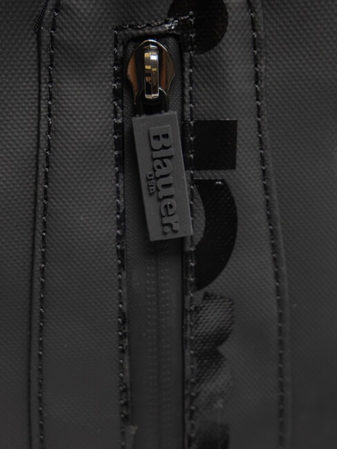 SPLASH Sac &agrave; logo brillant NOIR - Sacs en Bandouli&egrave;res pour Homme