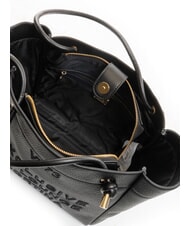 V73 CORTINA Sac à bandoulière moyen noir - Sacs pour Femme - 5