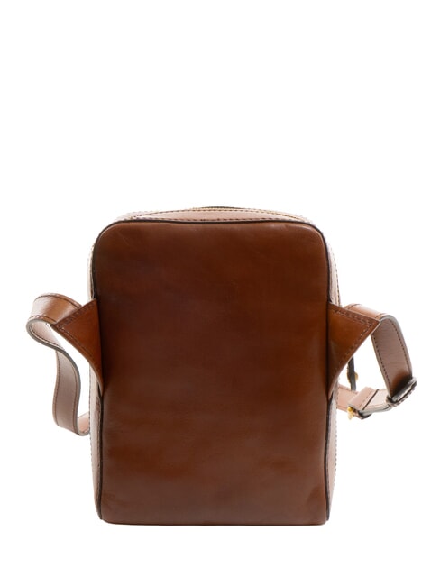 STORY UOMO Sac en cuir avec poche MARRON - Sacs en Bandoulières pour Homme
