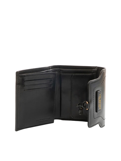 ELBA Portefeuille moyen en cuir black Gold - Portefeuilles Femme