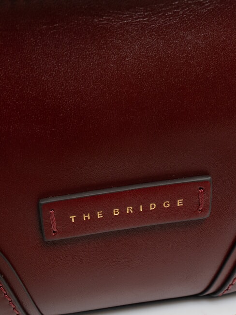 MATILDE Mini sac à bandoulière en cuir Chianti / Bordeaux / Or - Sacs pour Femme