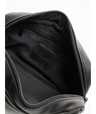 BLAUER WALLSTREET Sac banane à imprimé Saffiano avec poche NOIR - Sacs banane - 5