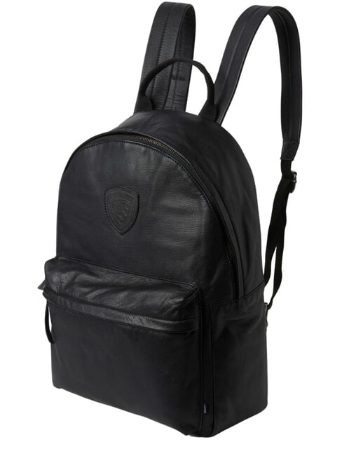 FIRSTCLASS Sac à dos en cuir pour ordinateur portable NOIR - Sacs à dos pour l'École & les Loisirs