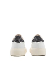 BLAUER VENUS Baskets en cuir blanc/noir - Chaussures Femme - 3