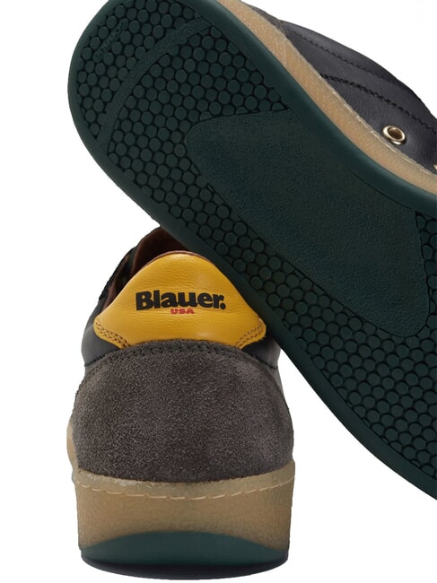 MURRAY Baskets pour hommes noir/vert - Chaussures Homme