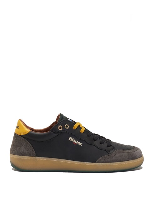 MURRAY Baskets pour hommes noir/vert - Chaussures Homme