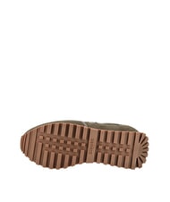 BLAUER MILLEN Baskets en cuir m&eacute;lang&eacute; taupe - Chaussures Femme - 5