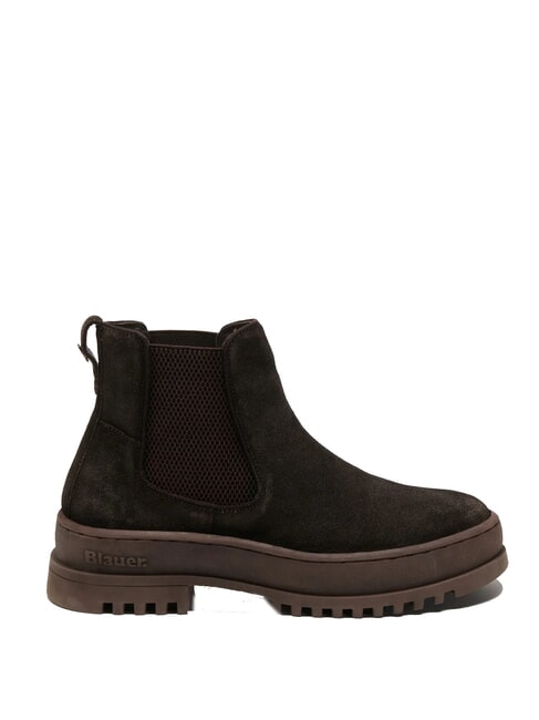 IUKA Bottines en cuir DarkBrown - Chaussures Homme