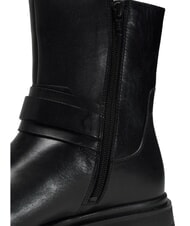 BLAUER CLARE Bottines en cuir NOIR - Chaussures Femme - 3