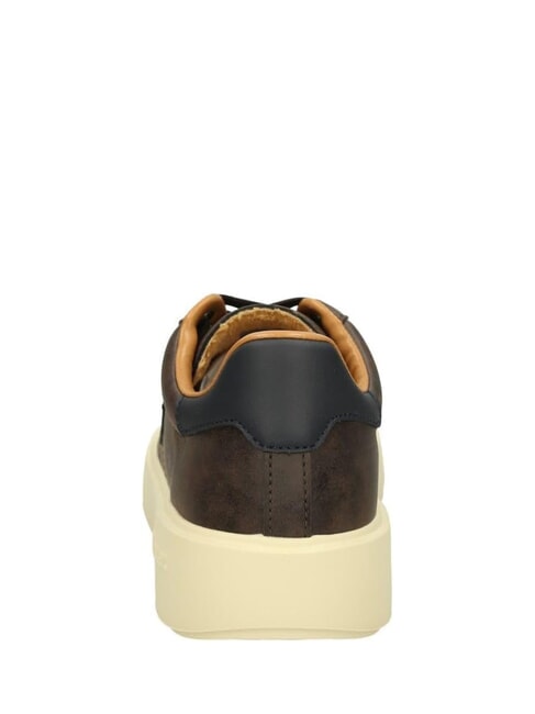 BUCK Baskets marron foncé/bleu marine - Chaussures Homme