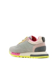 BLAUER HOUMA Baskets gris/rose - Chaussures Femme - 3
