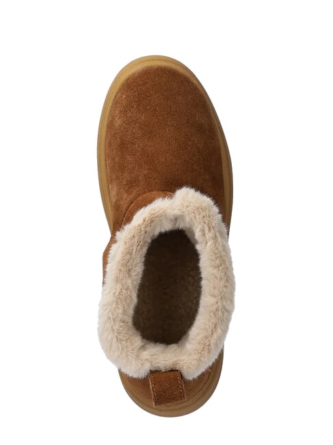 EMERY Bottes de neige Cognac - Chaussures Femme