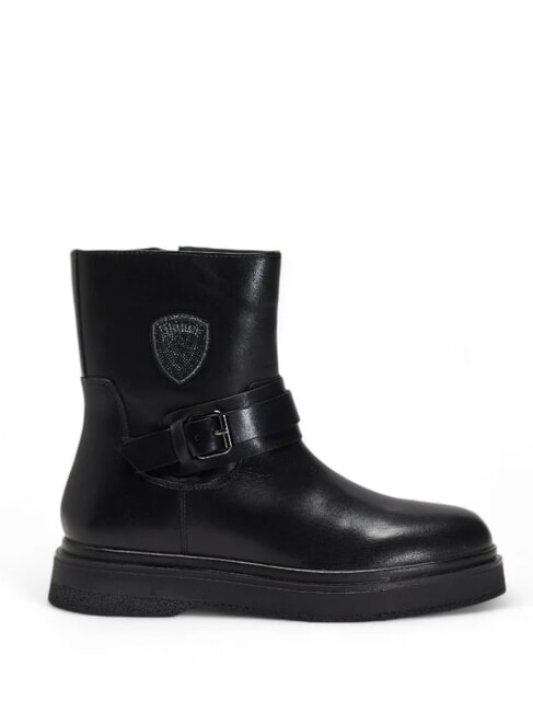 CLARE Bottines en cuir NOIR - Chaussures Femme