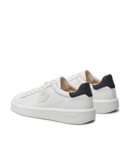 BLAUER BUCK Baskets en cuir blanc/bleu marine - Chaussures Homme - 3