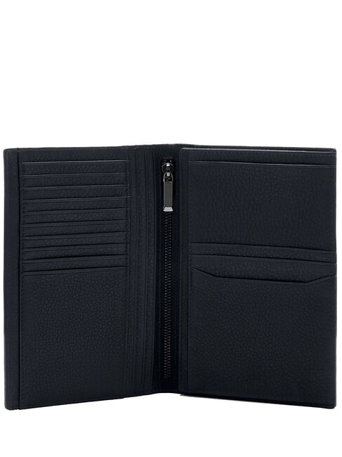 BUSINESS Portefeuille vertical en cuir Noir - Portefeuilles Homme