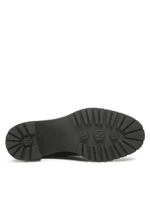 TH Bottines en cuir noir - Chaussures Femme