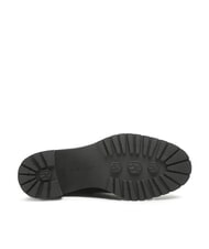 TOMMY HILFIGER TH Bottines en cuir noir - Chaussures Femme - 5