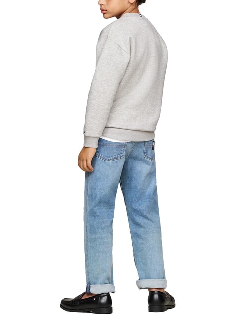 TH KIDS Sweat-shirt ras du cou avec imprim&eacute; chin&eacute; gris clair - B&eacute;b&eacute; Sweat