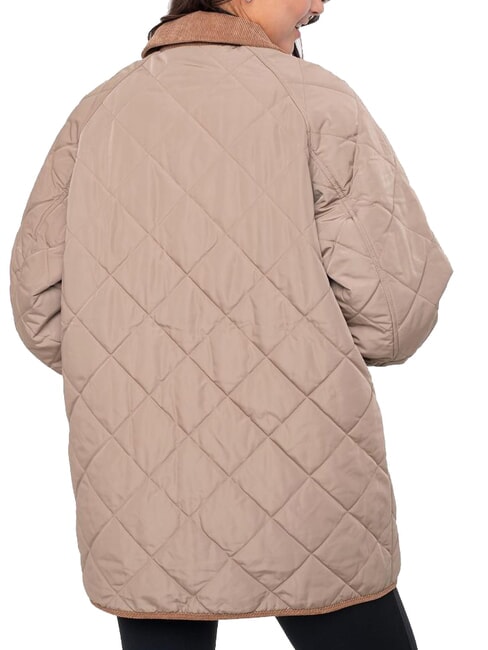 TH Veste mi-longue réversible kaki classique - Vestes pour femmes